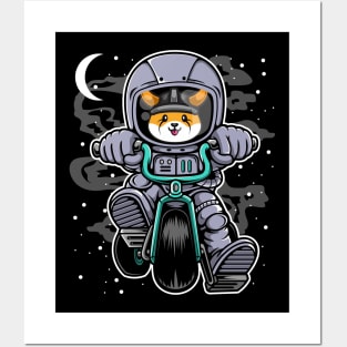 Astronaut Floki Inu Coin Floki Army To The Moon Crypto Token Cryptocurrency Wallet Birthday Gift For Men Women Kids Posters and Art